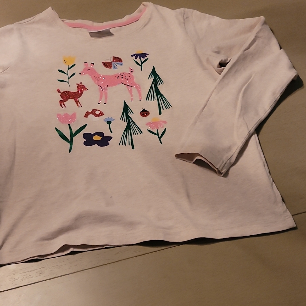 Adorable Long Sleeve Kids Shirt with Animal Print